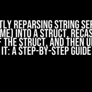 Efficiently Reparsing String Series (in a DataFrame) into a Struct, Recasting the Fields of the Struct, and Then Unnesting It: A Step-by-Step Guide